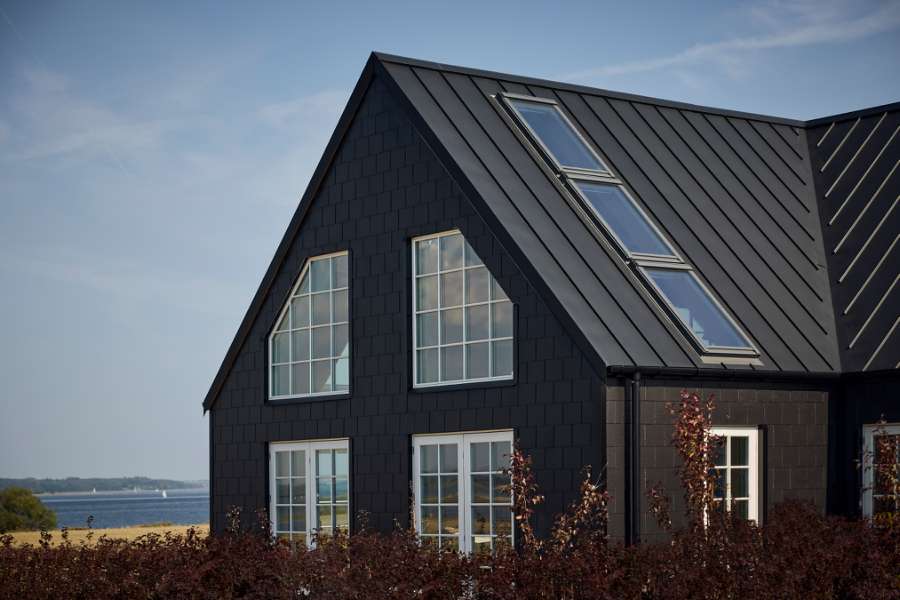 Meerblick und Stahlprofile auf Bogø, Grønsundvej 610, 4793 Bogø, Dänemark